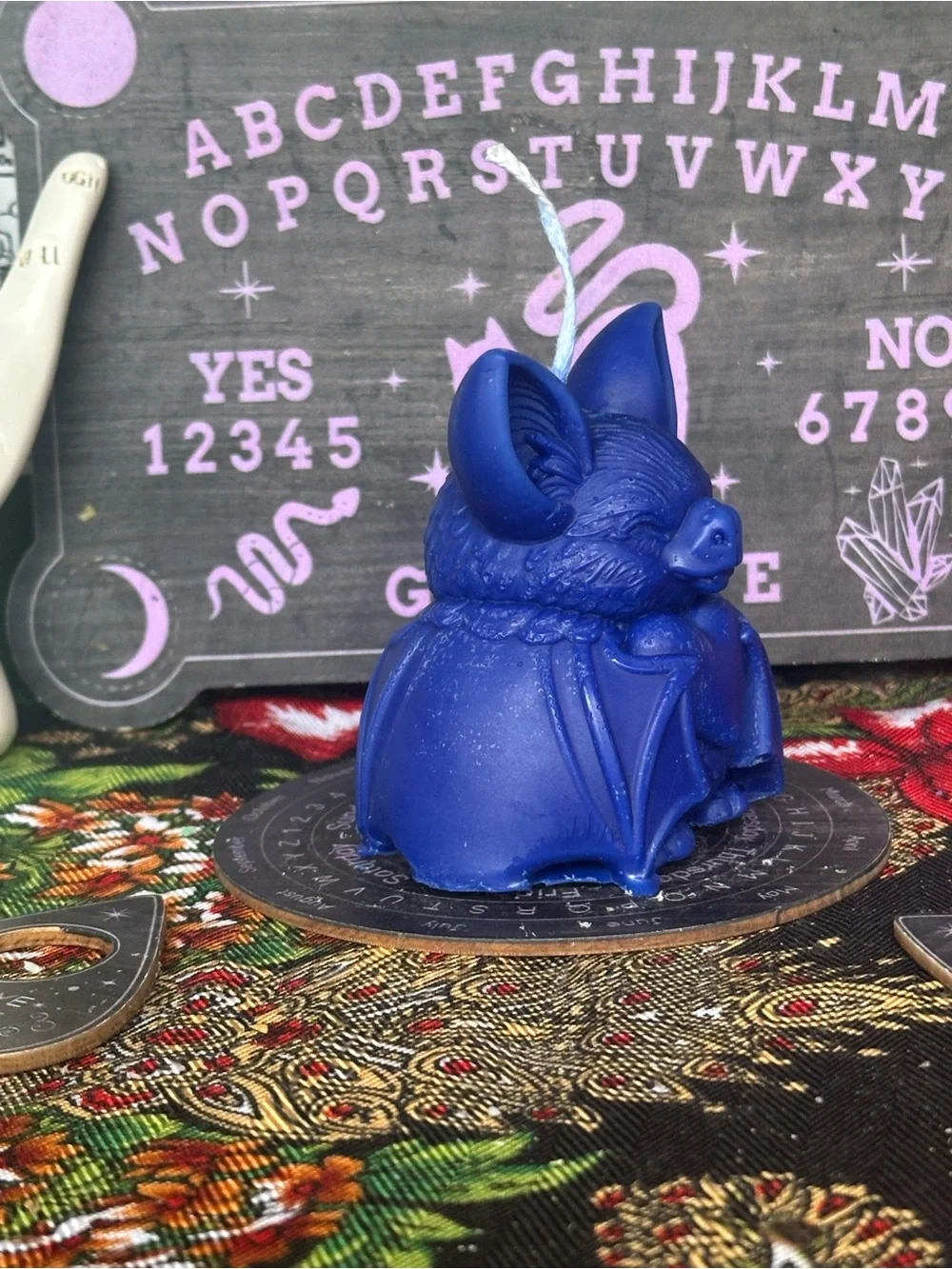 Midnight Heart Bat Candle